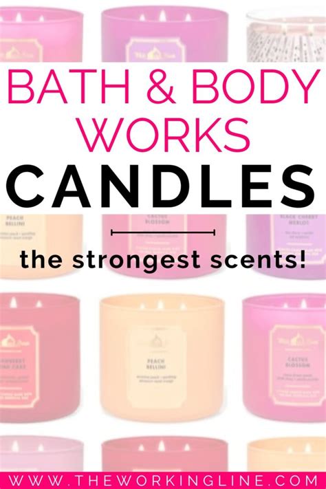 famous bath and body works scents|strongest bath and body candles.